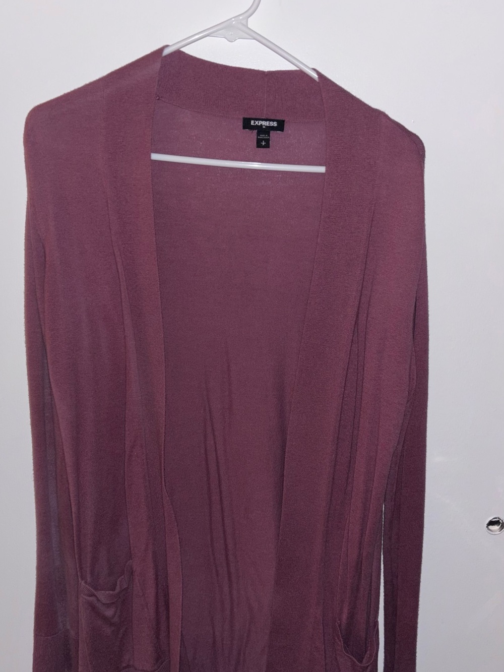 Express Women's Open-Front Long Cardigan -